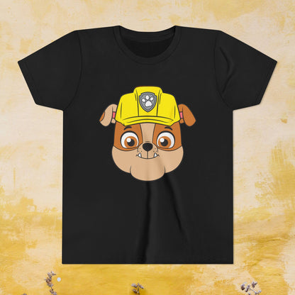 Rubble - Paw Patrol T-shirt - Animation TV Series Youth Short Sleeve Tee
