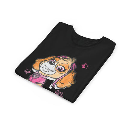 Skye - Paw Patrol T-shirt - Animation TV Series Youth Short Sleeve Tee