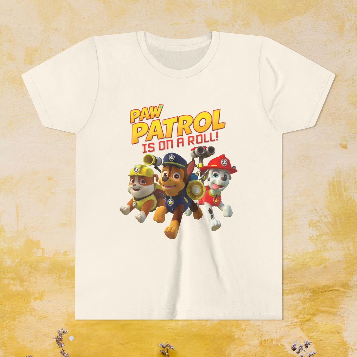 Paw Patrol is On a Roll - Paw Patrol T-shirt - Animation TV Series Youth Short Sleeve Tee