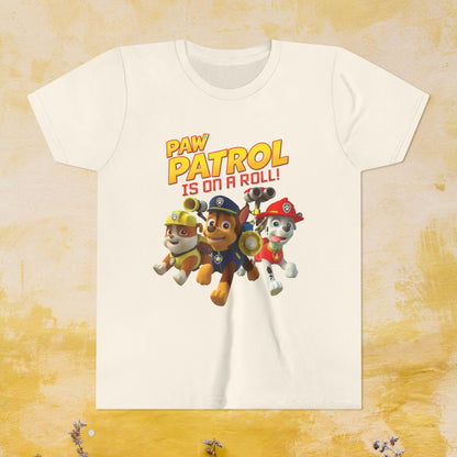 Paw Patrol is On a Roll - Paw Patrol T-shirt - Animation TV Series Youth Short Sleeve Tee