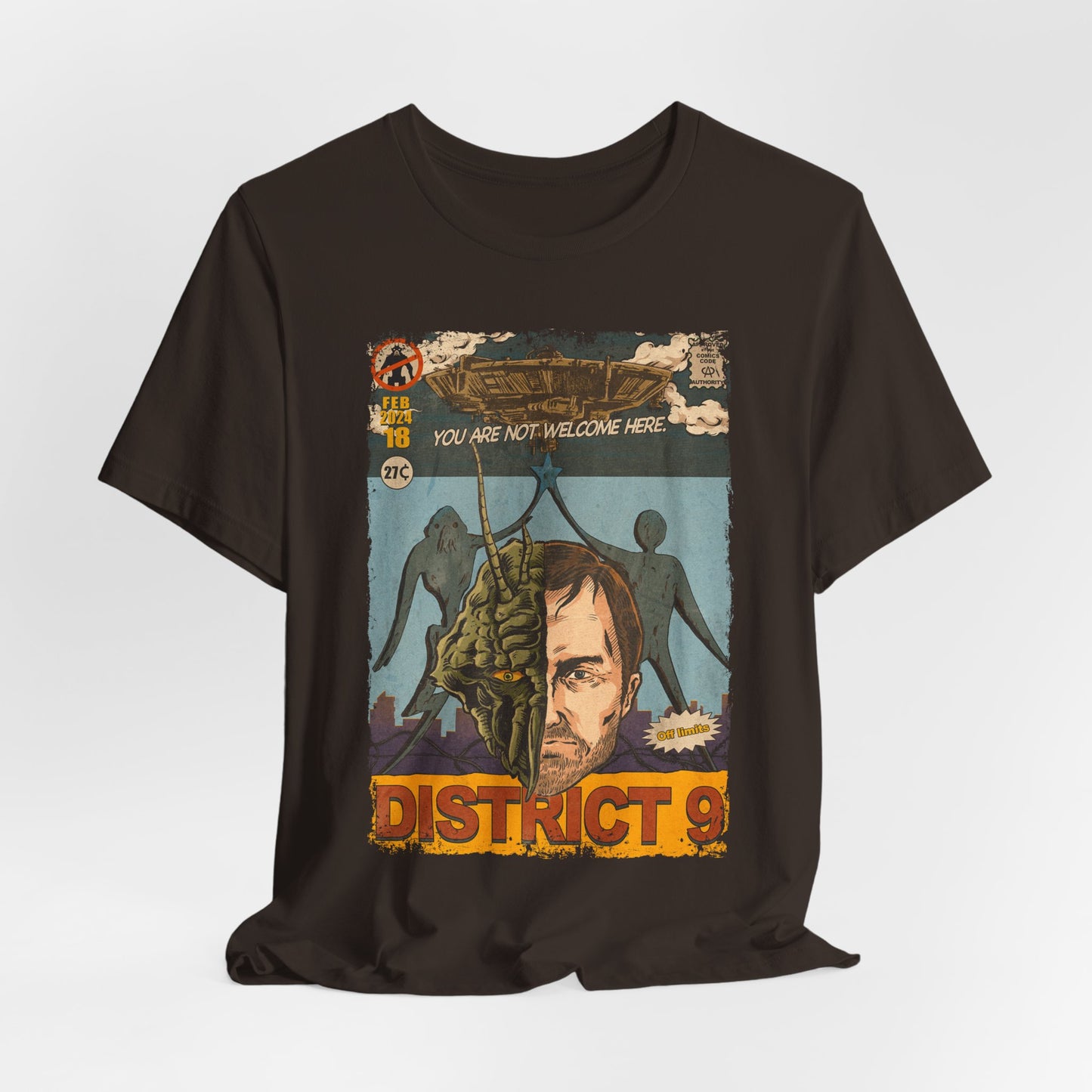 District 9 Horror Movie | Unisex Graphic Short Sleeve Tee