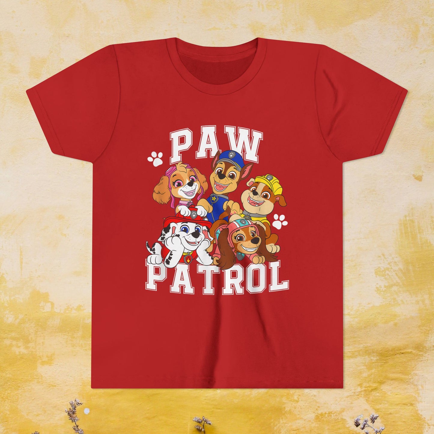 Paw Patrol T-shirt - Animation TV Series Youth Short Sleeve Tee