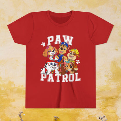 Paw Patrol T-shirt - Animation TV Series Youth Short Sleeve Tee