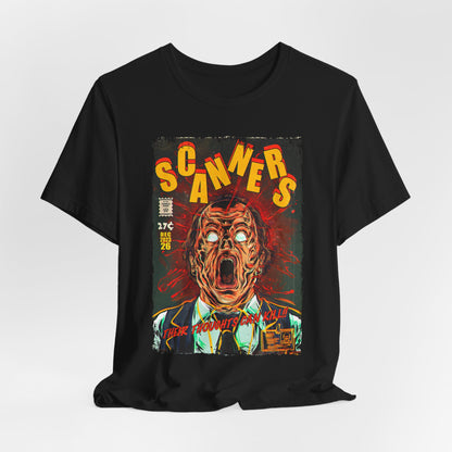 Scanners Horror Movie | Unisex Graphic Short Sleeve Tee