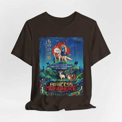 Ghibli's Princess Mononoke Anime Movie T-Shirt | Unisex Graphic Short Sleeve Tee