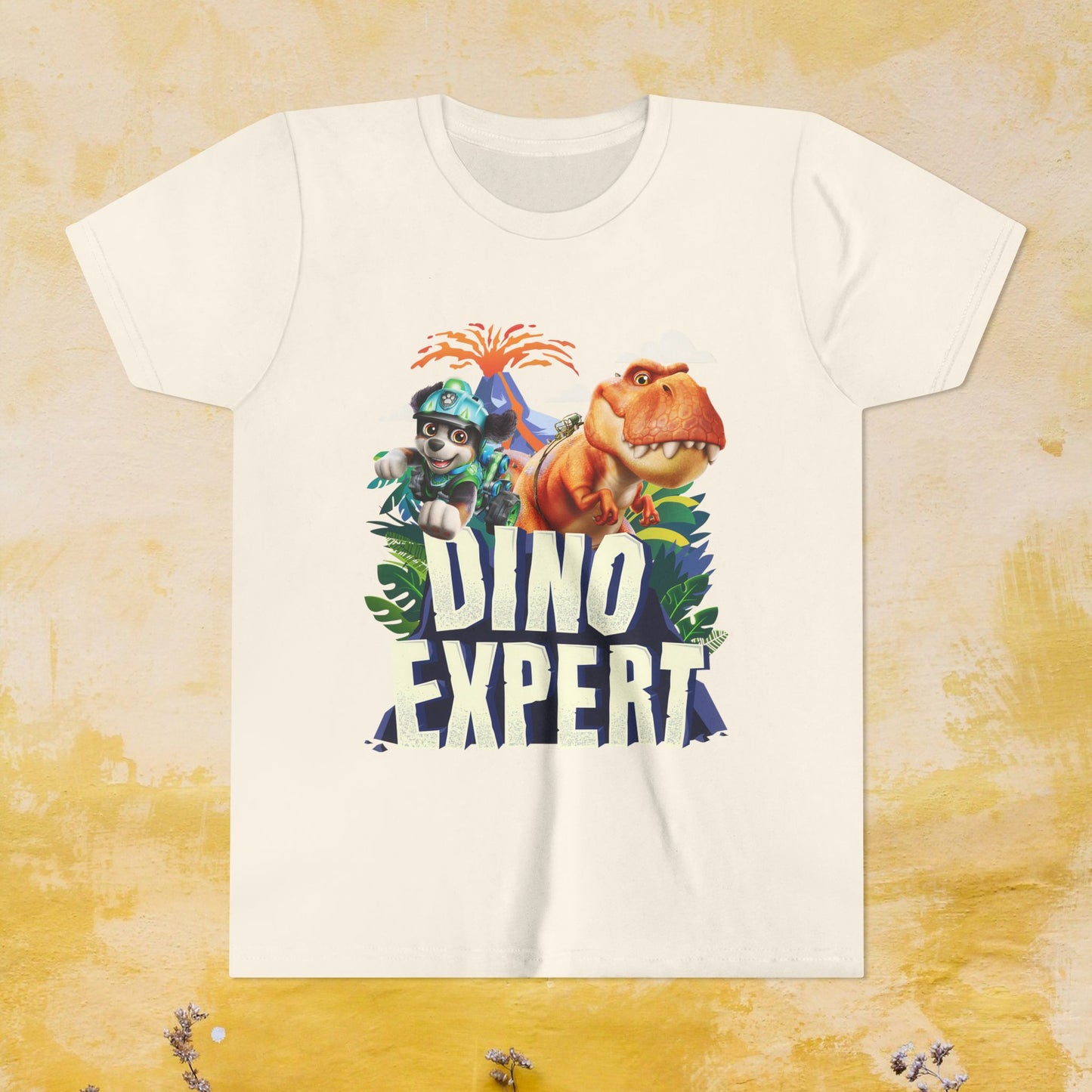 Dino Expert - Paw Patrol: The Dino Movie T-shirt - Animation TV Series Youth Short Sleeve Tee