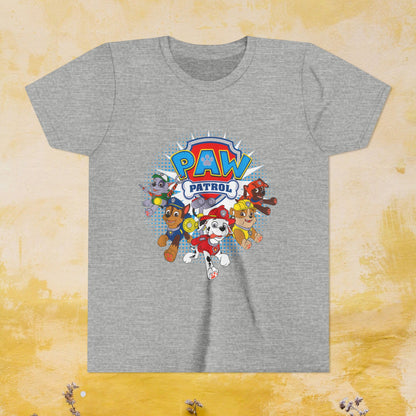 Paw Patrol T-shirt - Animation TV Series Youth Short Sleeve Tee