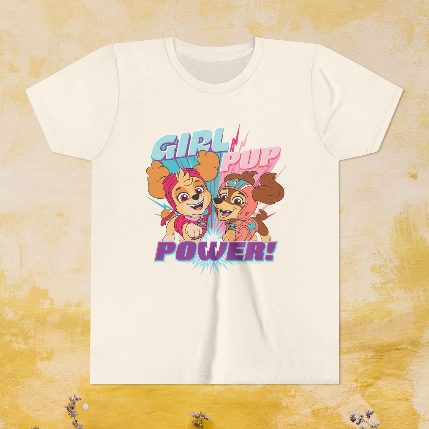 Girl Pup Power! - Paw Patrol T-shirt - Animation TV Series Youth Short Sleeve Tee