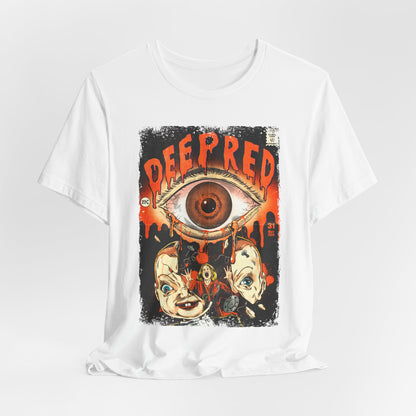 Deep Red Horror Movie | Unisex Graphic Short Sleeve Tee