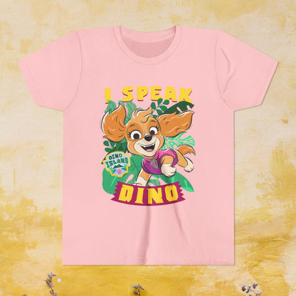 I Speak Dino - Paw Patrol: The Dino Movie T-shirt - Animation TV Series Youth Short Sleeve Tee