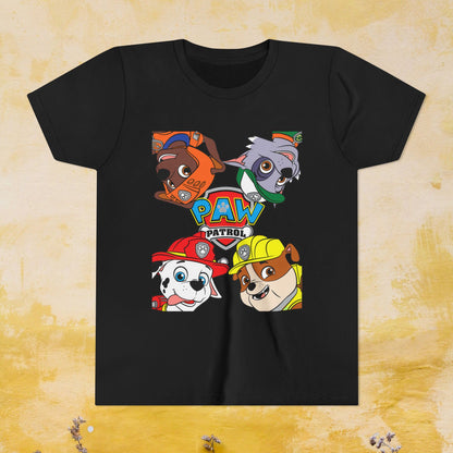 Paw Patrol T-shirt - Animation TV Series Youth Short Sleeve Tee