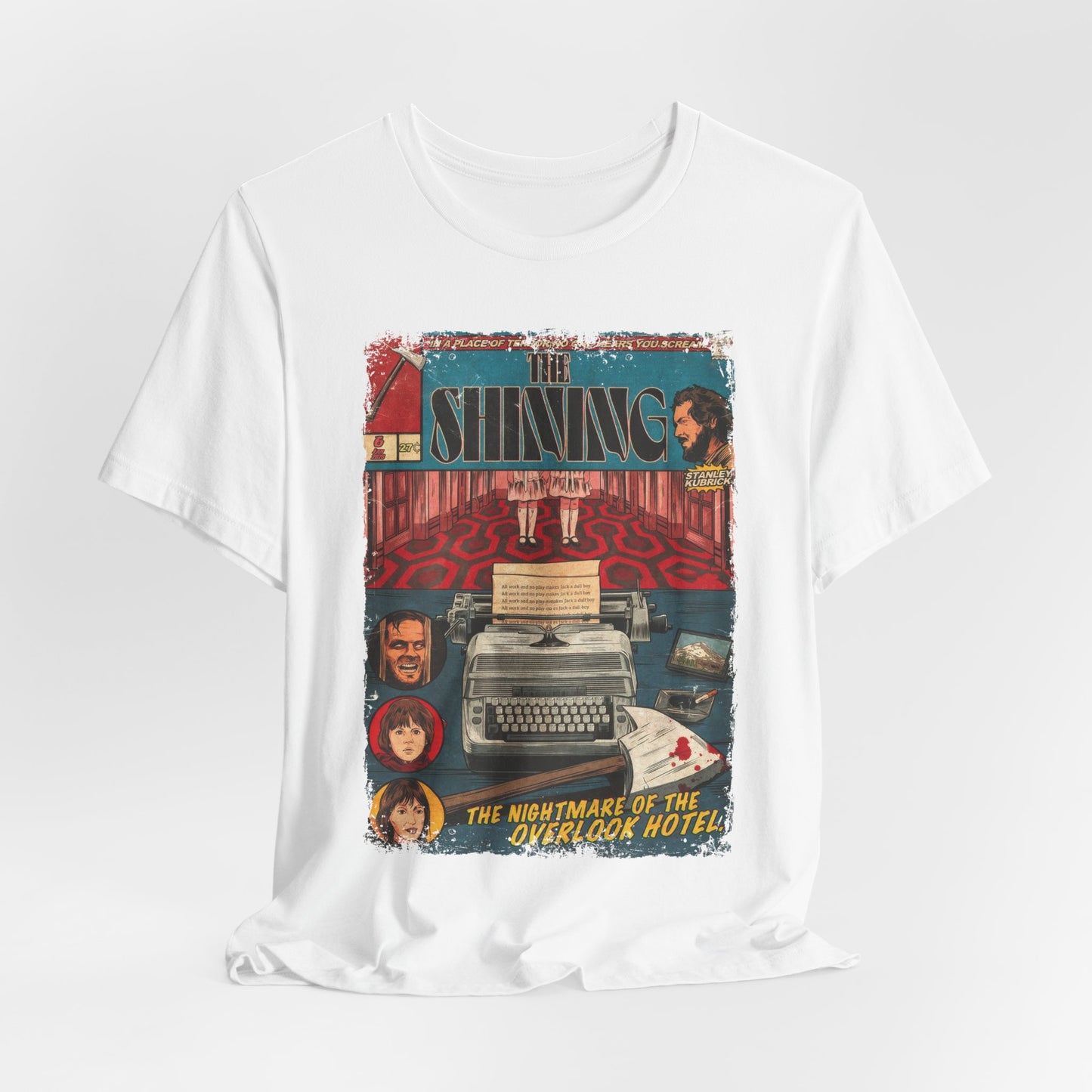 The Shining Horror Movie | Unisex Graphic Short Sleeve Tee