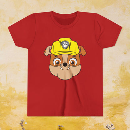 Rubble - Paw Patrol T-shirt - Animation TV Series Youth Short Sleeve Tee
