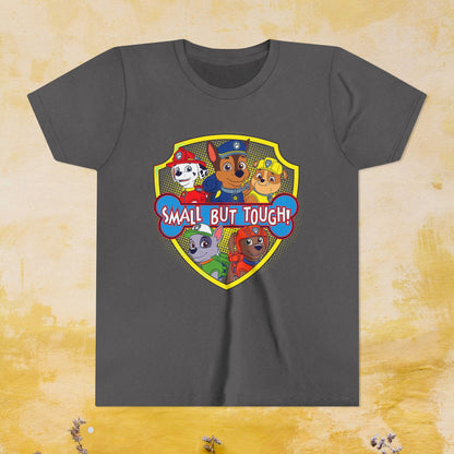 Small But Tough! - Paw Patrol T-shirt - Animation TV Series Youth Short Sleeve Tee