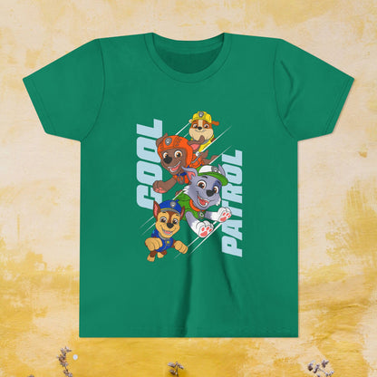 Cool Patrol - Paw Patrol T-shirt - Animation TV Series Youth Short Sleeve Tee