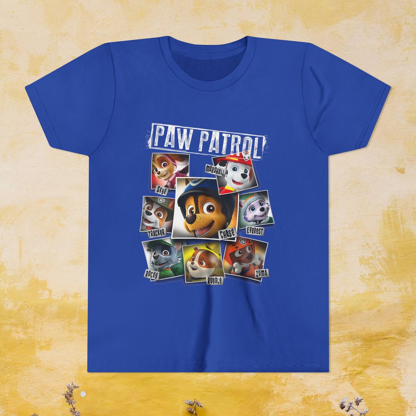 Paw Patrol T-shirt - Animation TV Series Youth Short Sleeve Tee