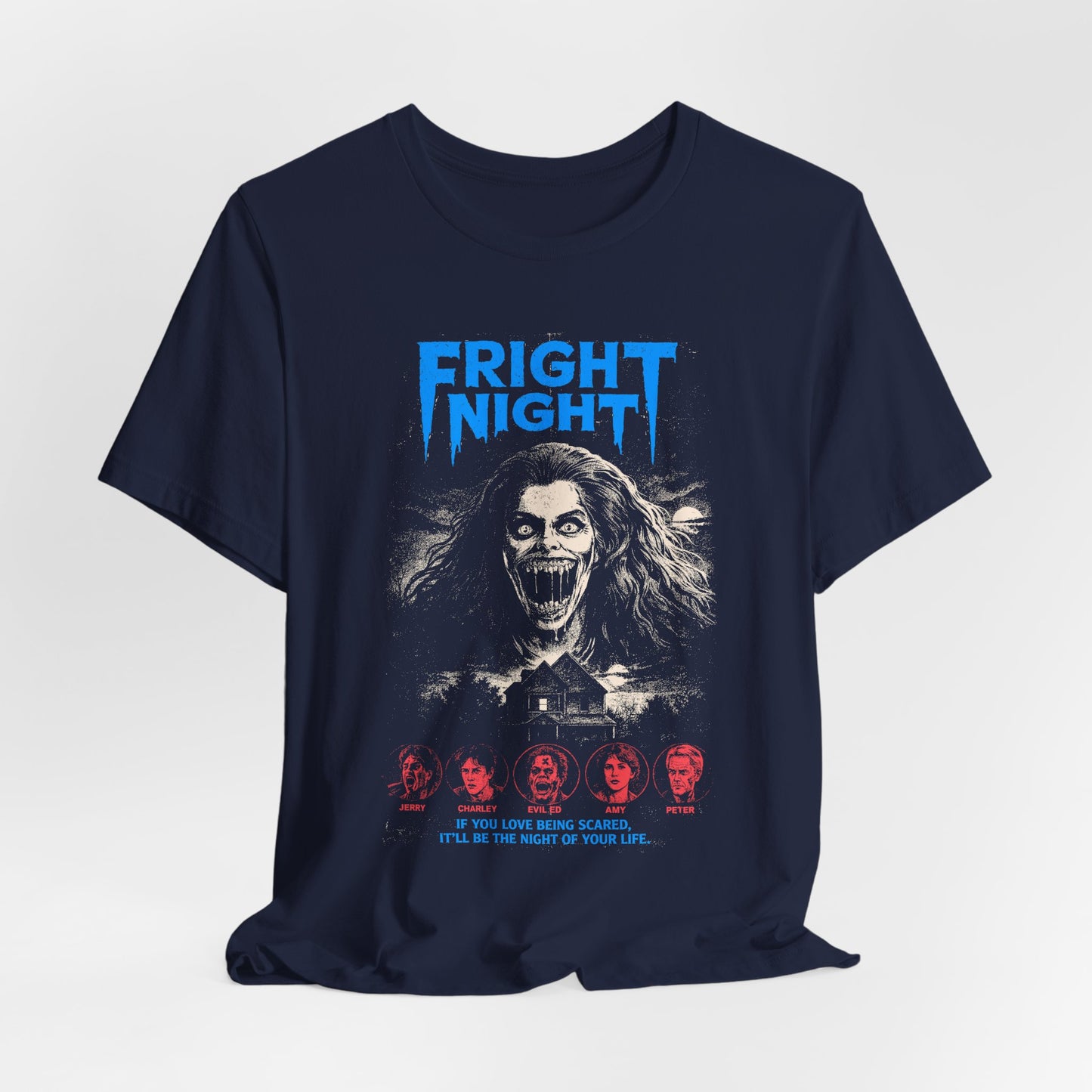 Fright Night Horror Movie T-Shirt | Unisex Graphic Short Sleeve Tee