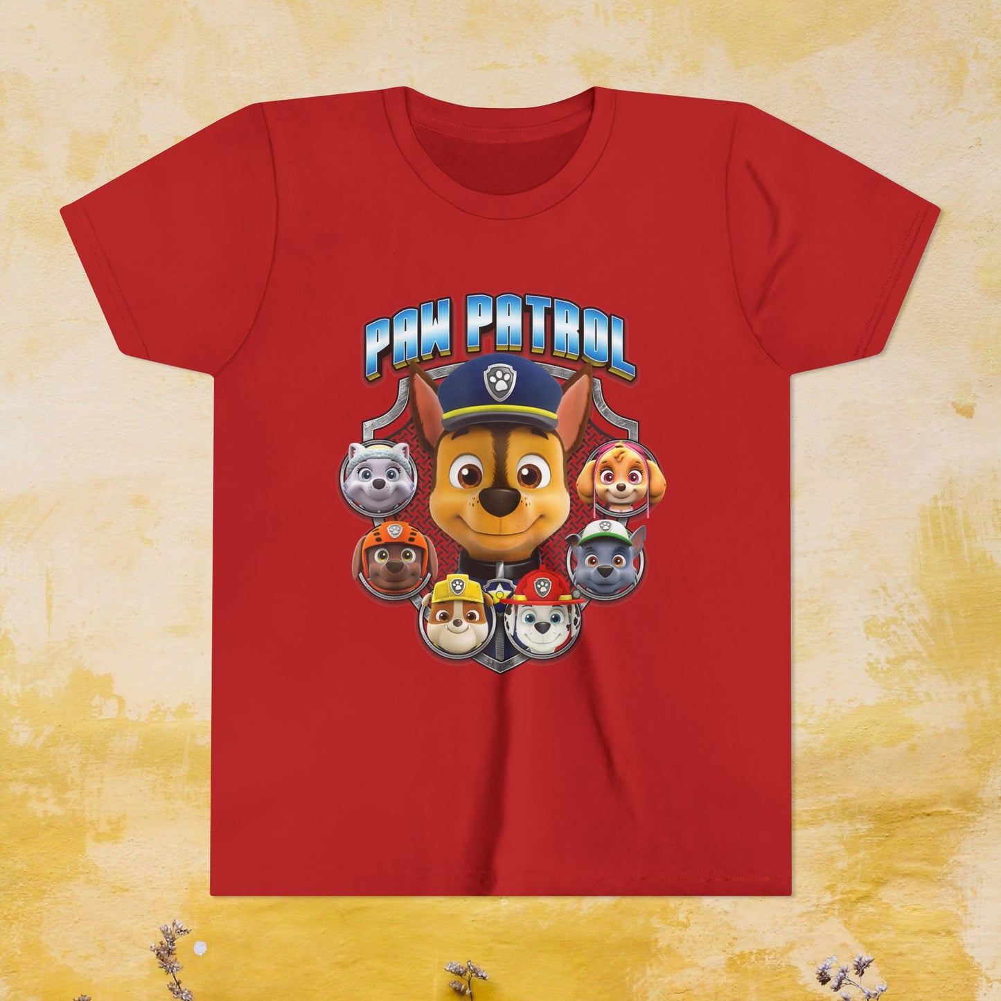 Paw Patrol T-shirt - Animation TV Series Youth Short Sleeve Tee