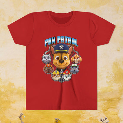 Paw Patrol T-shirt - Animation TV Series Youth Short Sleeve Tee