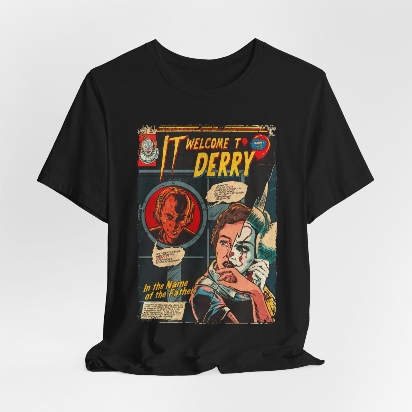 IT Welcome To Derry Horror TV Series | Unisex Graphic Short Sleeve Tee