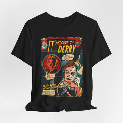 IT Welcome To Derry Horror TV Series | Unisex Graphic Short Sleeve Tee