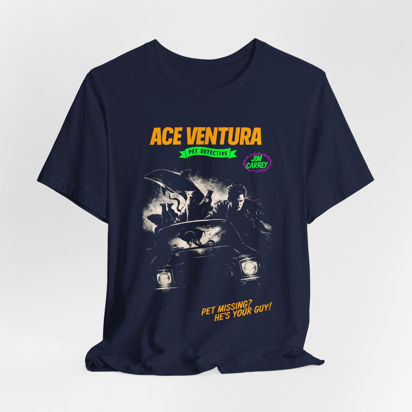 Ace Ventura Movie T-Shirt | Unisex Graphic Short Sleeve Tee
