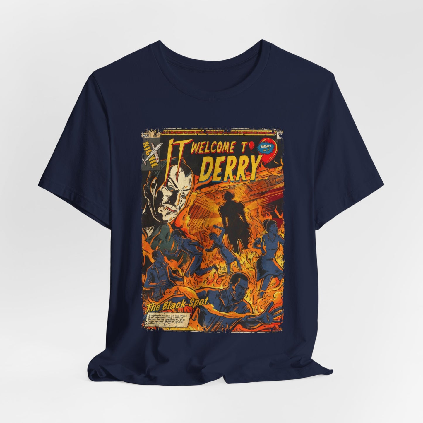 IT Welcome To Derry Horror TV Series | Unisex Graphic Short Sleeve Tee