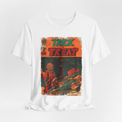 Trick or Treat Horror Movie | Unisex Graphic Short Sleeve Tee