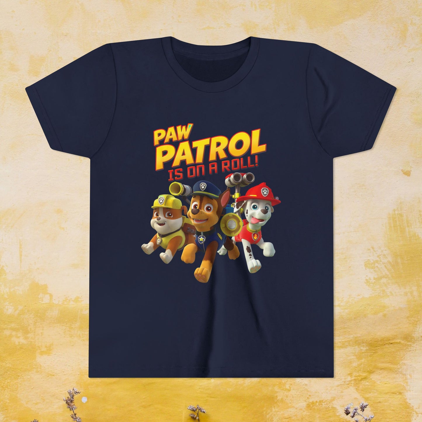 Paw Patrol is On a Roll - Paw Patrol T-shirt - Animation TV Series Youth Short Sleeve Tee
