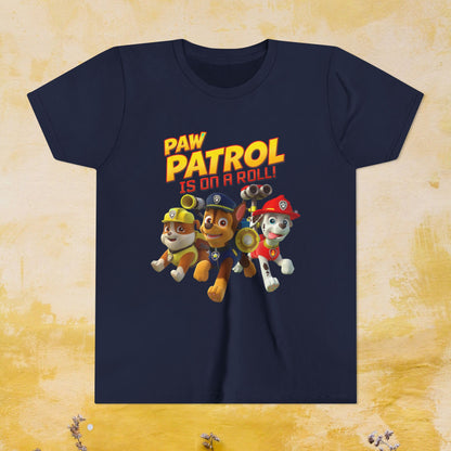 Paw Patrol is On a Roll - Paw Patrol T-shirt - Animation TV Series Youth Short Sleeve Tee