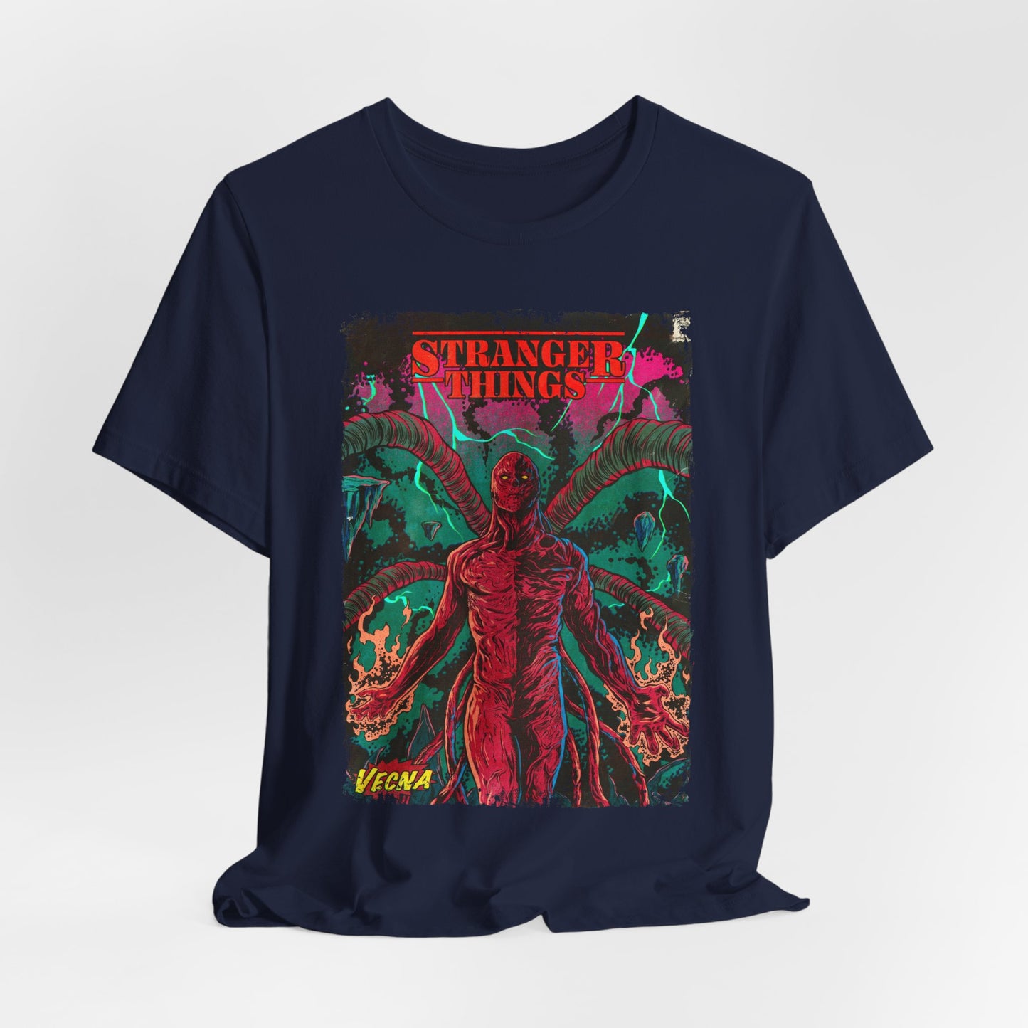Stranger Things Horror Sci-Fi TV Series | Unisex Graphic Short Sleeve Tee