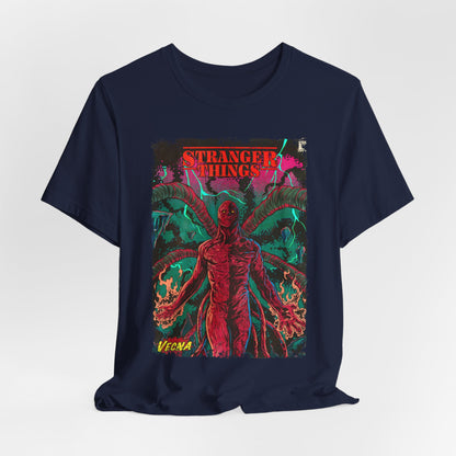 Stranger Things Horror Sci-Fi TV Series | Unisex Graphic Short Sleeve Tee