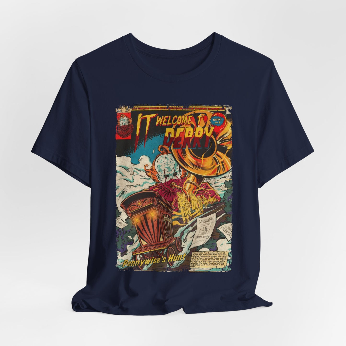 IT Welcome To Derry Horror TV Series | Unisex Graphic Short Sleeve Tee