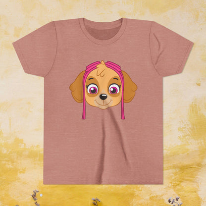 Skye - Paw Patrol T-shirt - Animation TV Series Youth Short Sleeve Tee