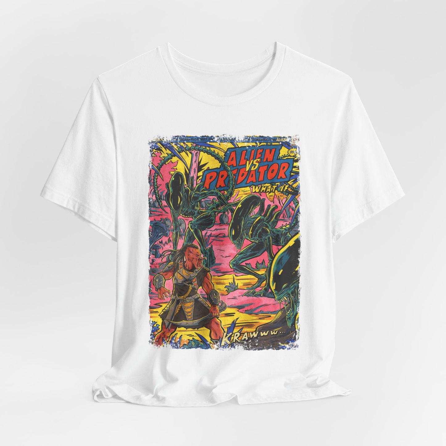 Alien Vs Predator Sci-fi Movie | Unisex Graphic Short Sleeve Tee