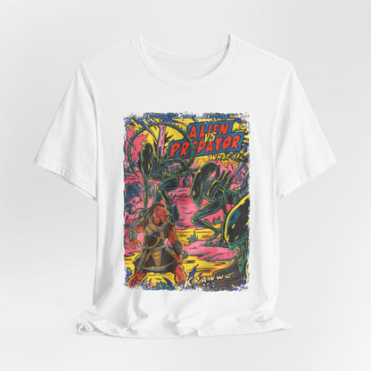 Alien Vs Predator Sci-fi Movie | Unisex Graphic Short Sleeve Tee