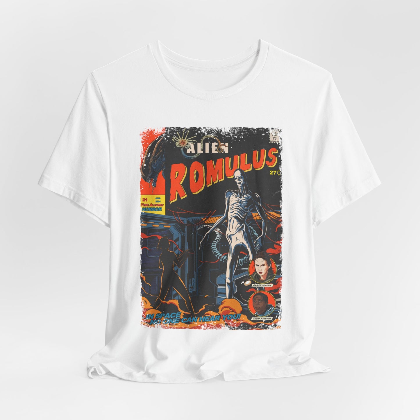 Alien Romulus Horror Sci-fi Movie | Unisex Graphic Short Sleeve Tee