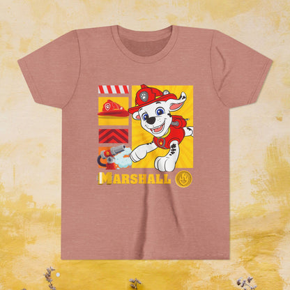 Marshall - Paw Patrol T-shirt - Animation TV Series Youth Short Sleeve Tee