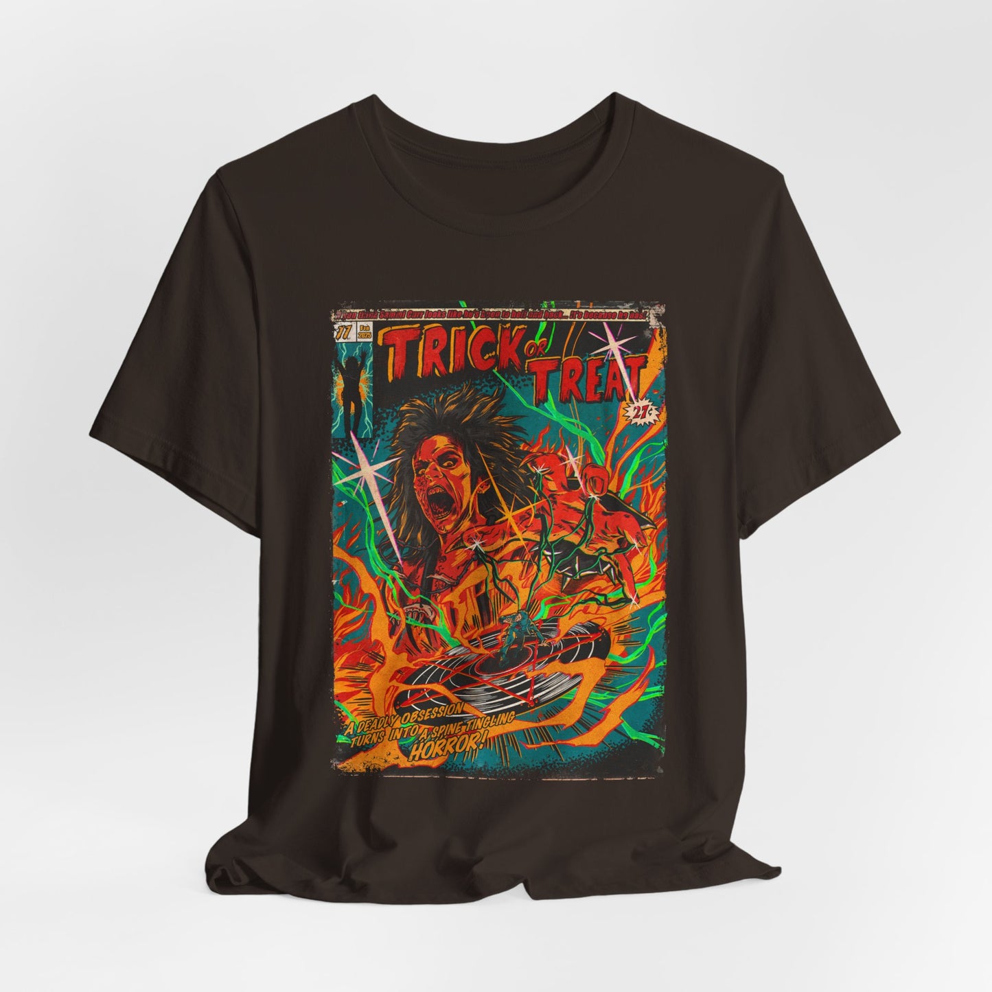 Trick or Treat Horror Movie | Unisex Graphic Short Sleeve Tee