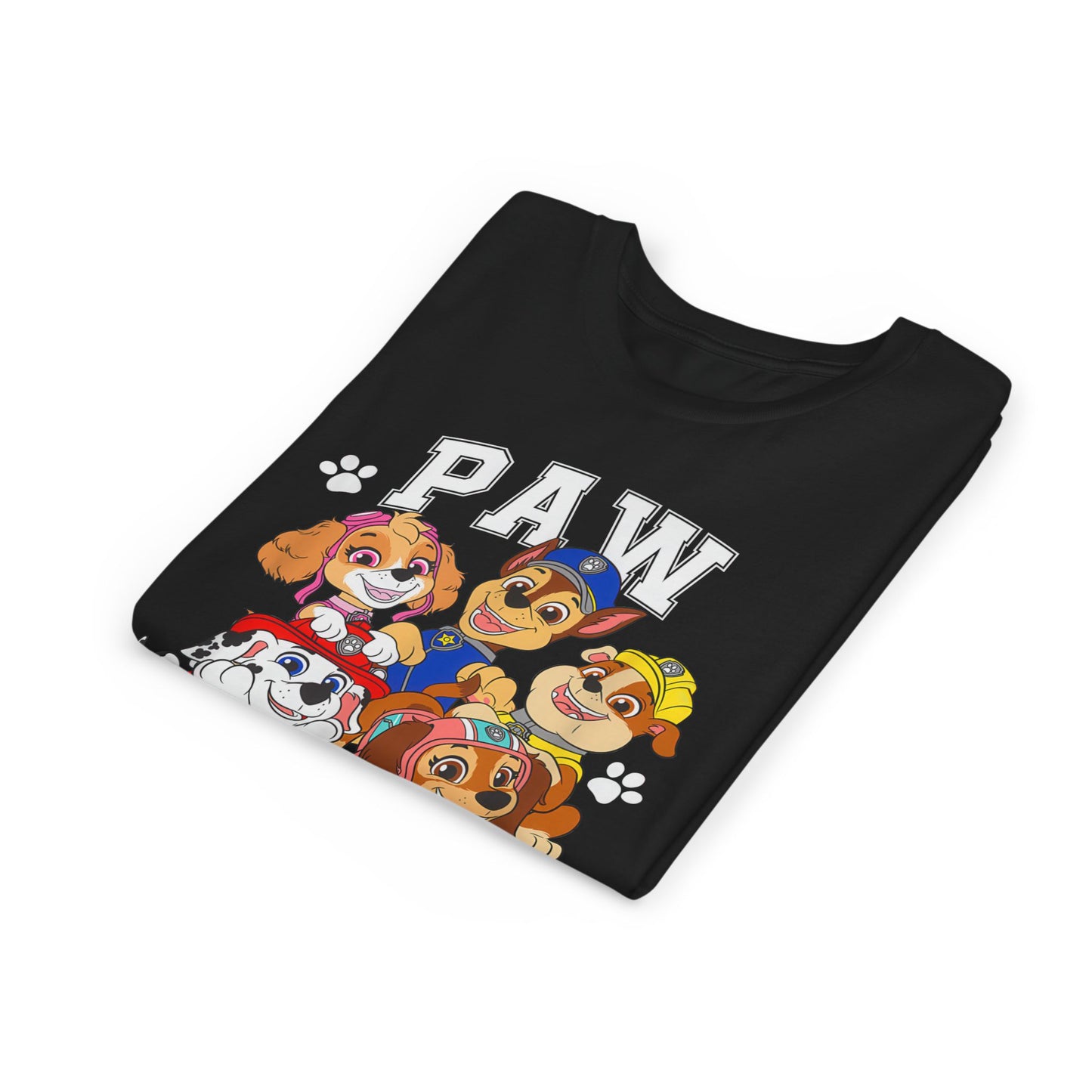 Paw Patrol T-shirt - Animation TV Series Youth Short Sleeve Tee