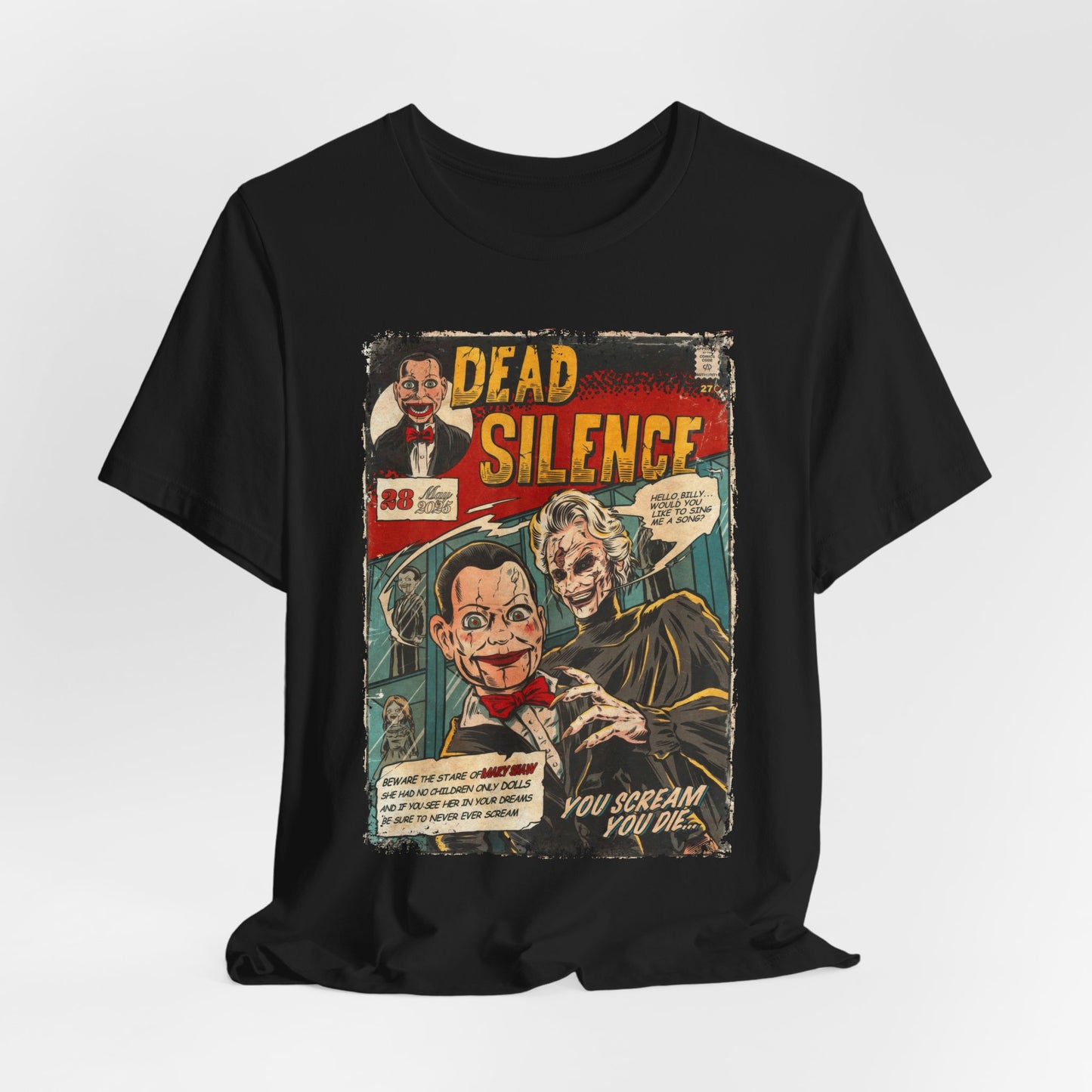 Dead Silence Horror Movie | Unisex Graphic Short Sleeve Tee