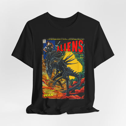 Aliens Horror Sci-fi Movie | Unisex Graphic Short Sleeve Tee
