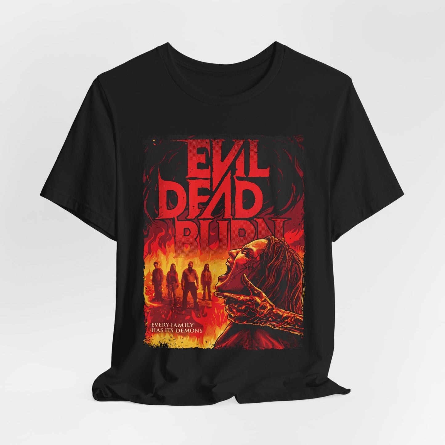 Evil Dead Burn Horror Movie | Unisex Graphic Short Sleeve Tee
