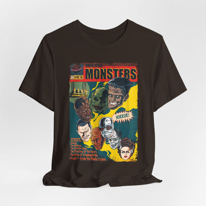Universal Monsters Horror Movie | Unisex Graphic Short Sleeve Tee