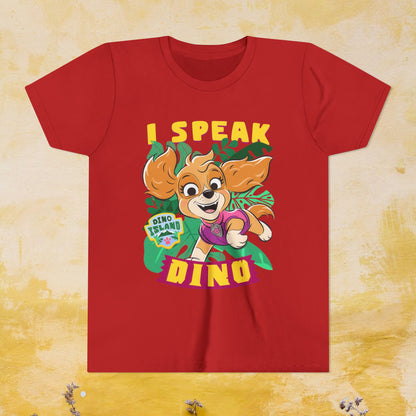 I Speak Dino - Paw Patrol: The Dino Movie T-shirt - Animation TV Series Youth Short Sleeve Tee