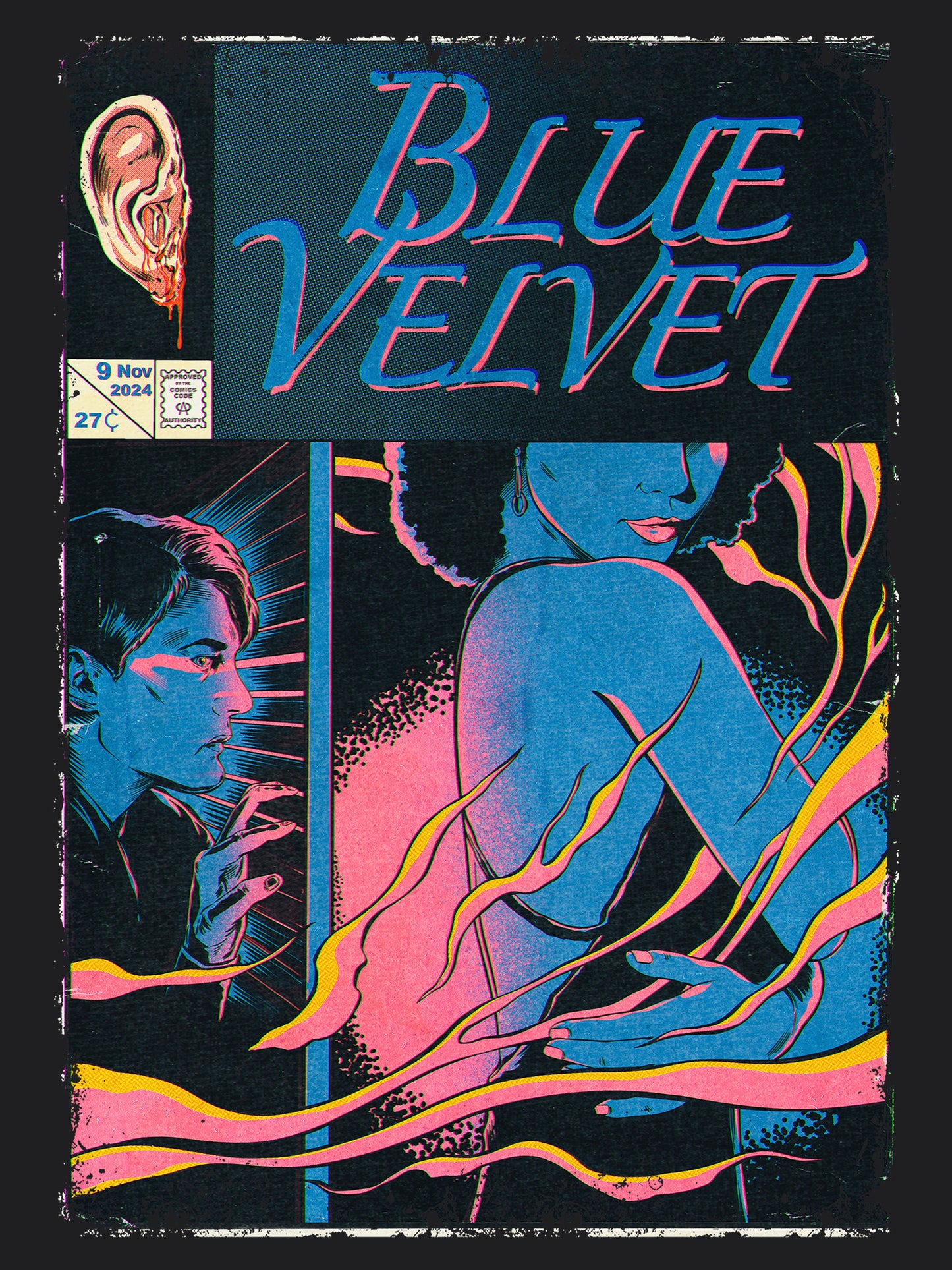 Blue Velvet Movie | Unisex Graphic Short Sleeve Tee
