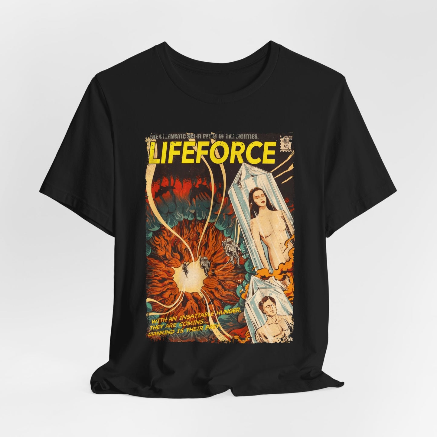 Lifeforce Horror Movie | Unisex Graphic Short Sleeve Tee