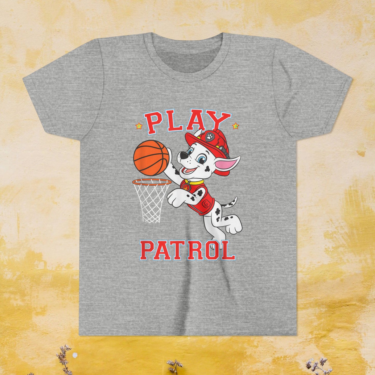 Play Patrol - Paw Patrol T-shirt - Animation TV Series Youth Short Sleeve Tee