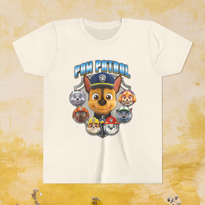 Paw Patrol T-shirt - Animation TV Series Youth Short Sleeve Tee
