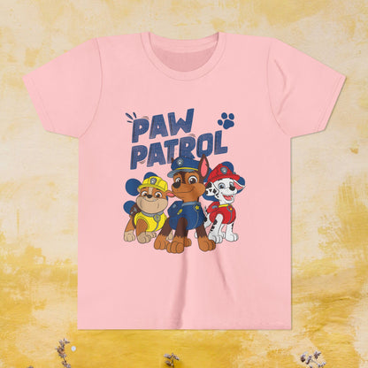 Paw Patrol T-shirt - Animation TV Series Youth Short Sleeve Tee